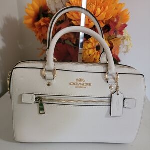 Coach Cream Satchel Bag